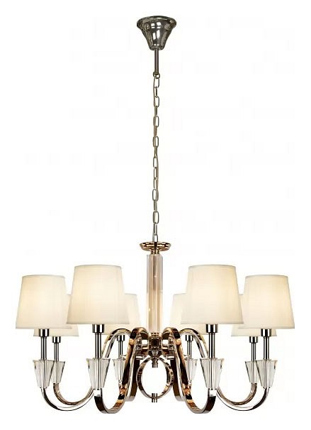 Подвесная люстра iLamp Alesti P2424-8 Nickel - 2