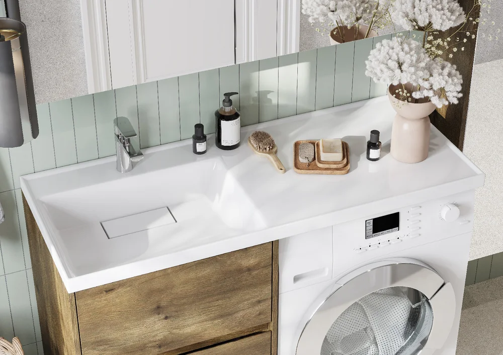 Тумба с раковиной Aquaton Лондри 60 светлое дерево 1A2669K1LHDR0 - 4