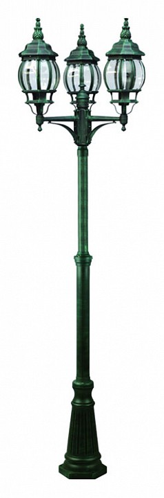 Садово-парковый светильник Arte Lamp Atlanta A1047PA-3BG - 0
