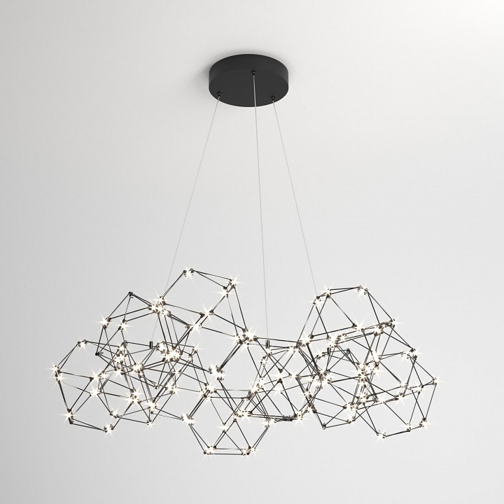 Подвесная люстра Eurosvet Uma 90169/12 черный жемчуг - 0