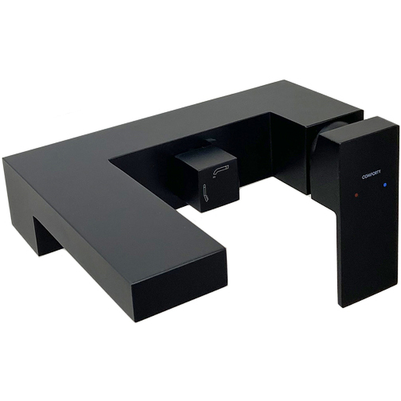 Смеситель для ванны Comforty черный матовый 00-00013698 - 0