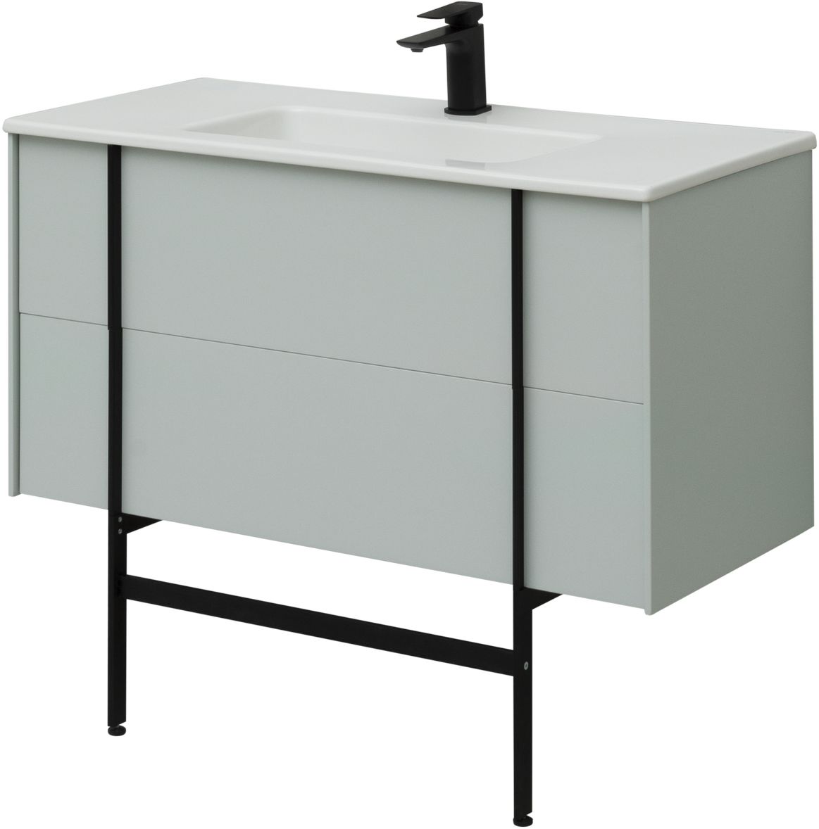 Тумба под раковину Allen Brau Reality 100 светло - зеленый матовый 1.32007.PWM - 17