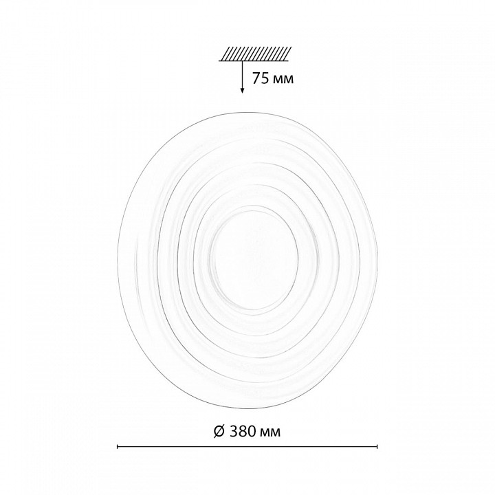 Накладной светильник Sonex Fass 7679/DL - 6