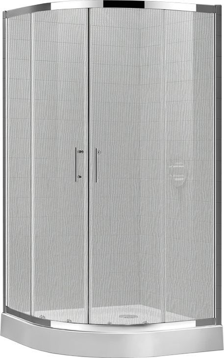 Душевой уголок Cezares Eco O-R-2-90-P-Cr стекло punto ECO-O-R-2-90-P-Cr - 2