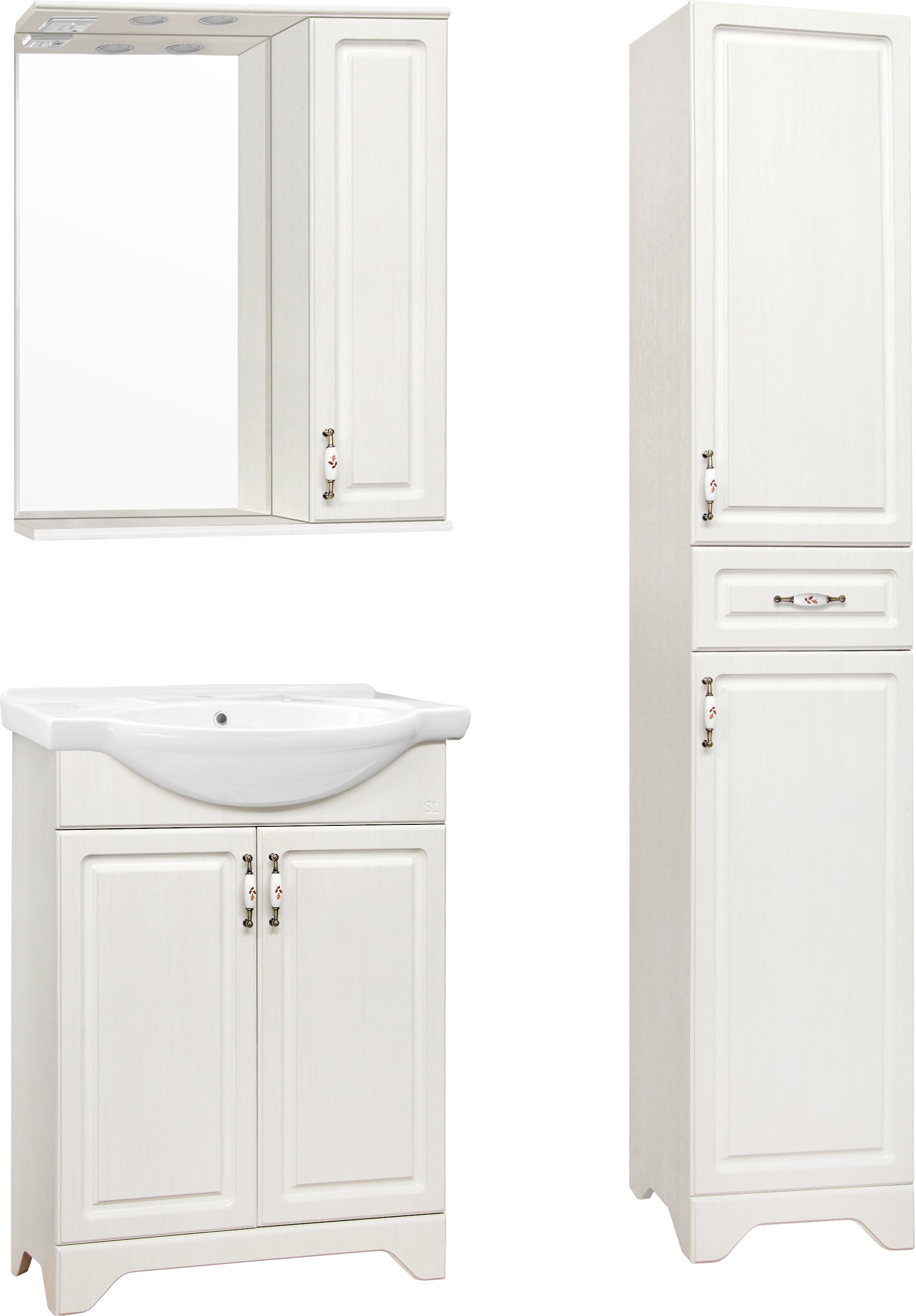 Зеркало-шкаф Style Line Олеандр-2 65 см  ЛС-00000202 - 4