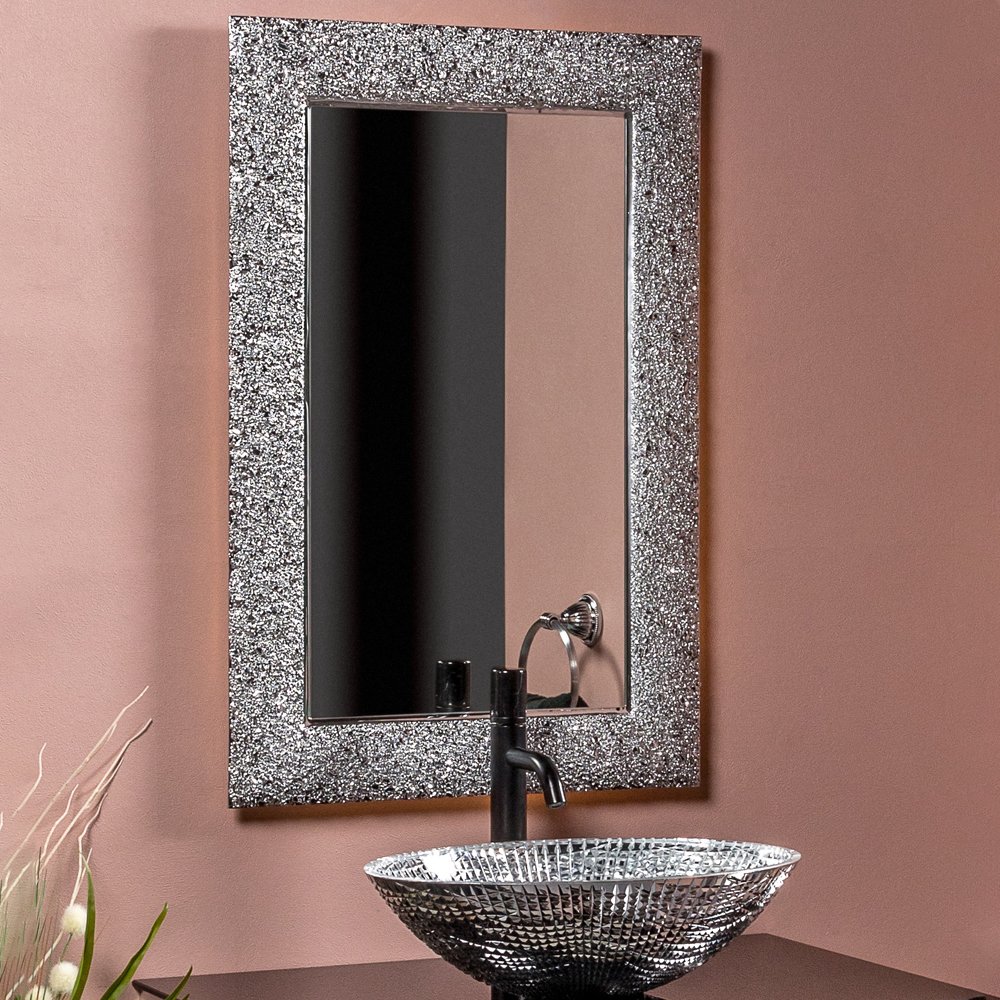 Зеркало Armadi Art NeoArt Aura 60 серебро с подсветкой 538 - 0