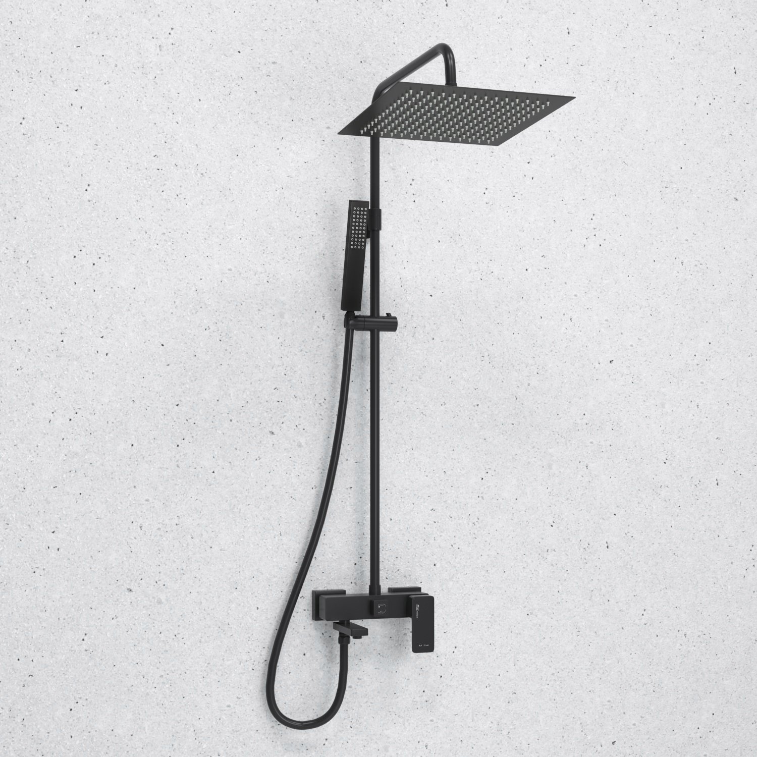 Душевая система WasserKraft 30 черный матовый A277.162.218.BM - 1