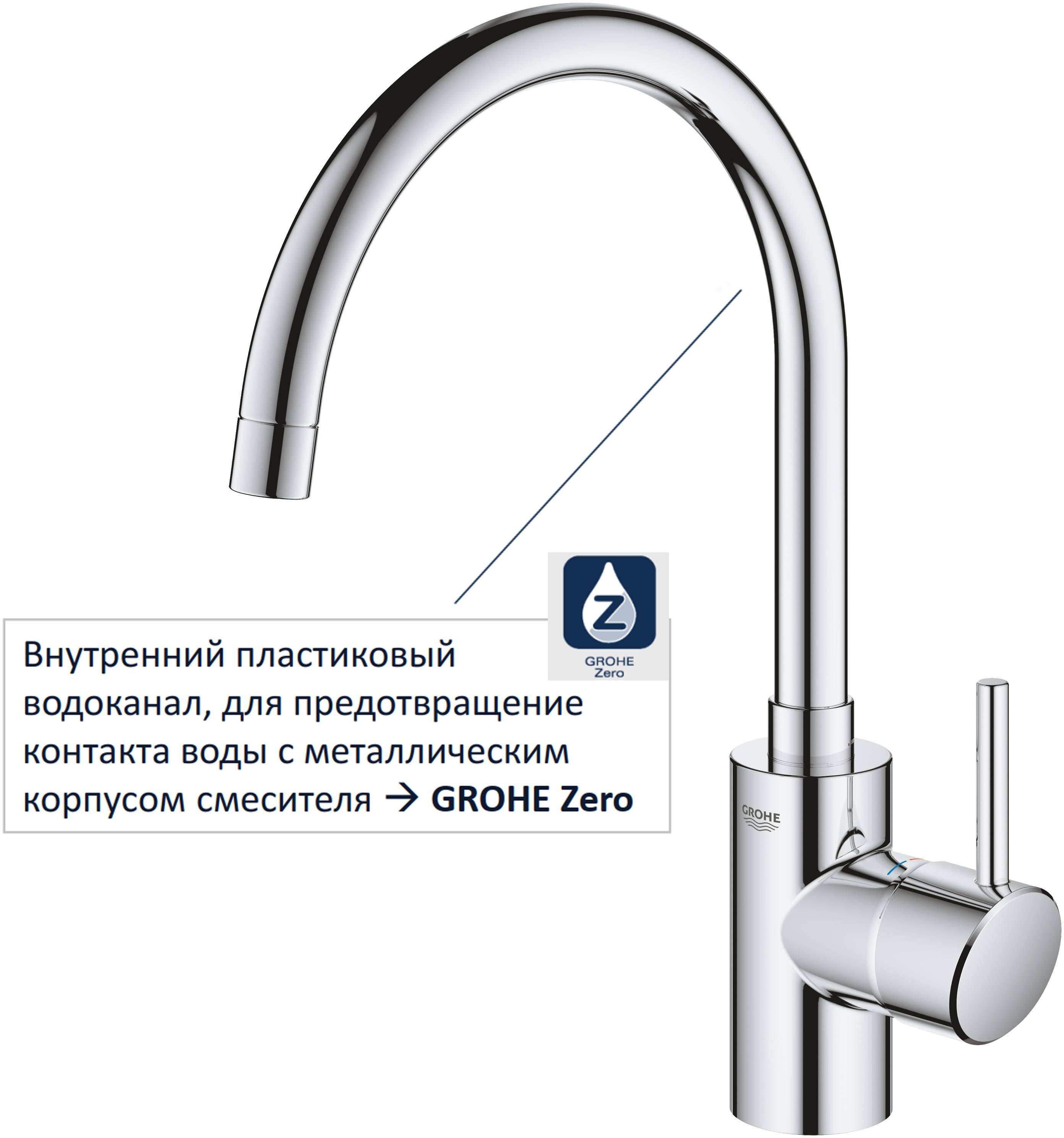 Смеситель Grohe Concetto New 32661003 для кухонной мойки - 1