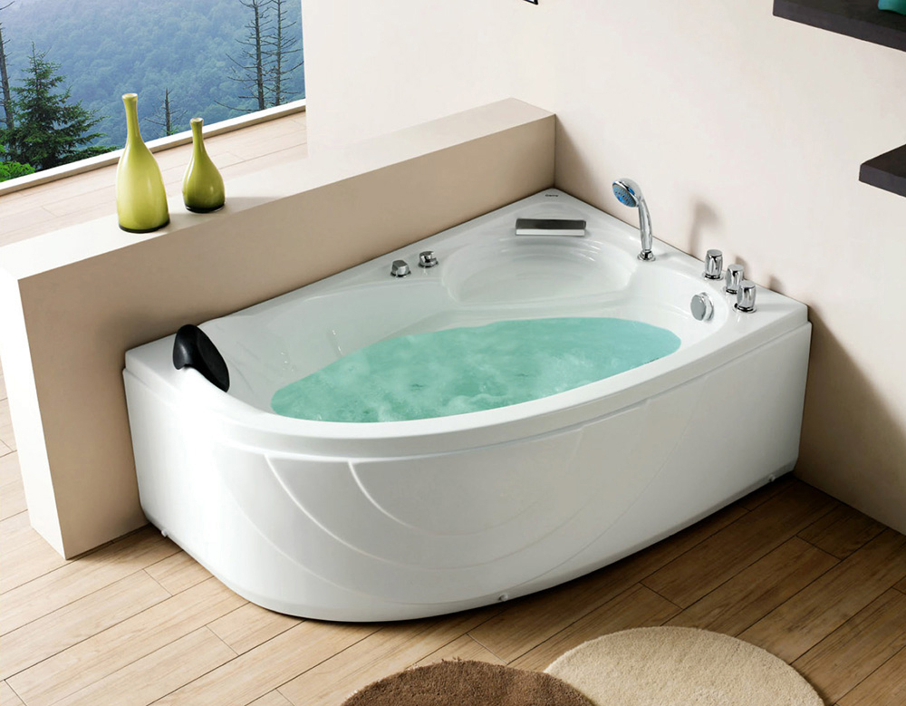 Акриловая ванна Gemy 150x100 с гидромассажем  G9009 B R - 1