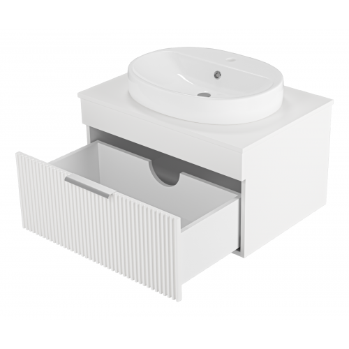 Тумба под раковину Brevita Enfida 70х40 белый  ENF-06070-0141Я - 2