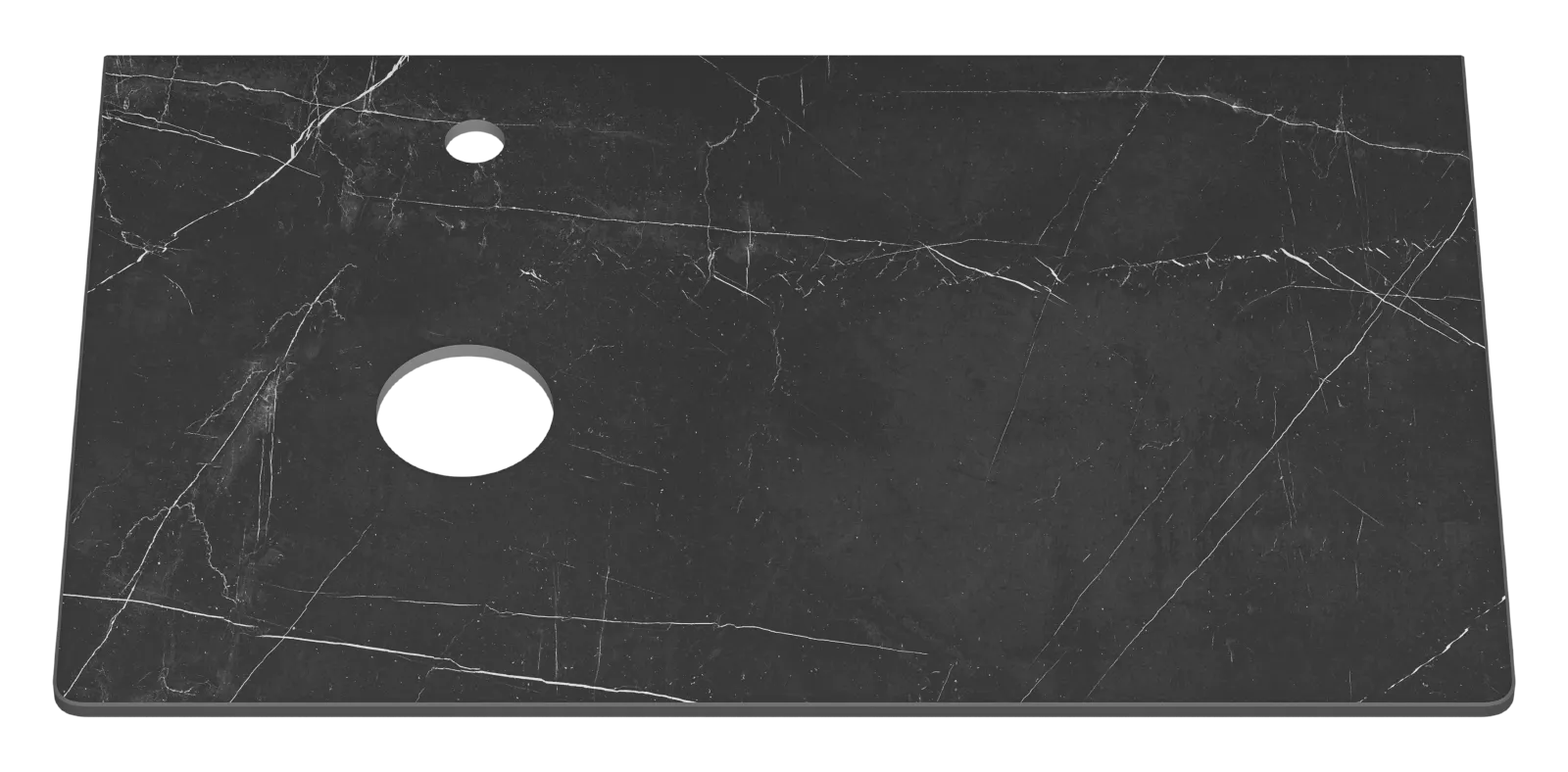 Столешница Misty Роял 80 черная матовая VS03-80 - 1