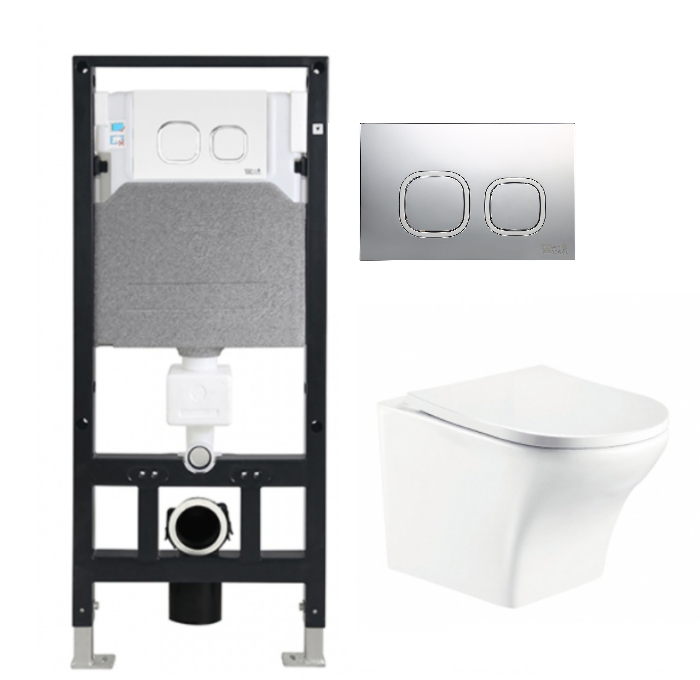 Комплект Weltwasser AMBERG 506 + ODENBACH 004 GL-WT + AMBERG RD-CR  10000006828 - 0