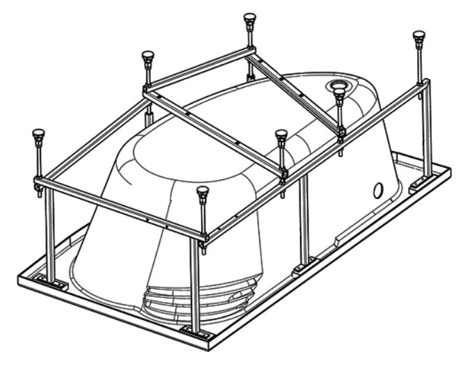 Монтажный комплект для ванны SANTEK Майорка (1WH112429) 1.WH11.2.429 - 0