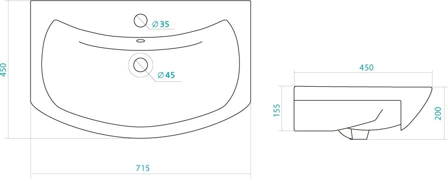 Мебель для ванной Style Line Жасмин 70 белая - 16