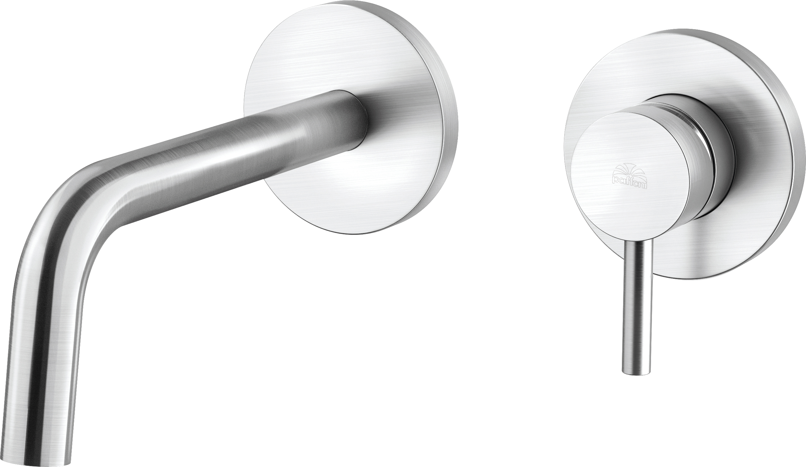 Смеситель Paffoni Light LIG006ST70 с ВНУТРЕННЕЙ ЧАСТЬЮ, для раковины, сталь - 0