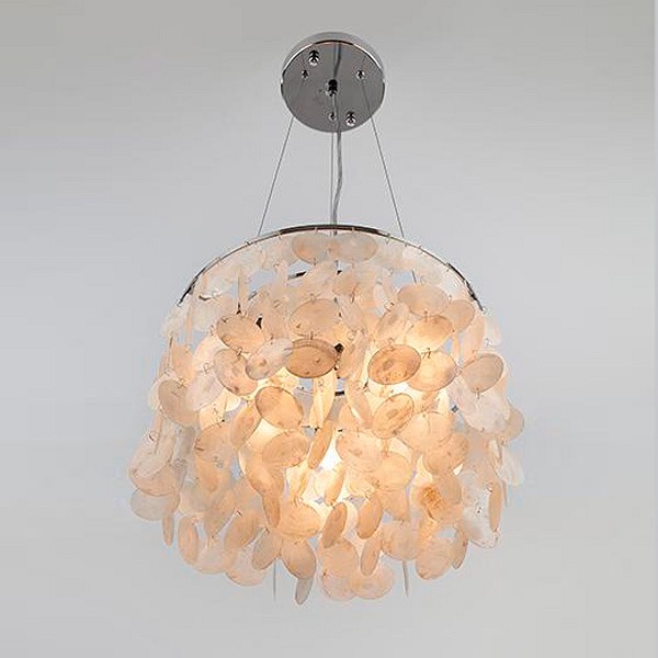 Подвесная люстра Eurosvet Sandra 60005/3 хром/перламутр - 2