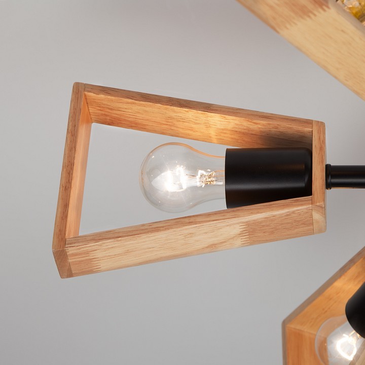 Потолочная люстра Eurosvet 70056 70056/6 черный - 3