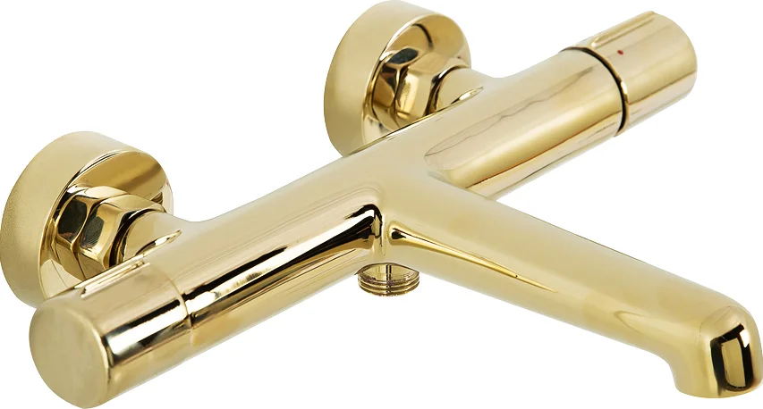 Смеситель для ванны с душем BelBagno Uno золото  UNO-VASM-ORO - 0