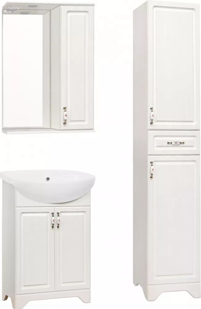 Зеркало-шкаф Style Line Олеандр 55 светлое дерево ЛС-00000201 - 1