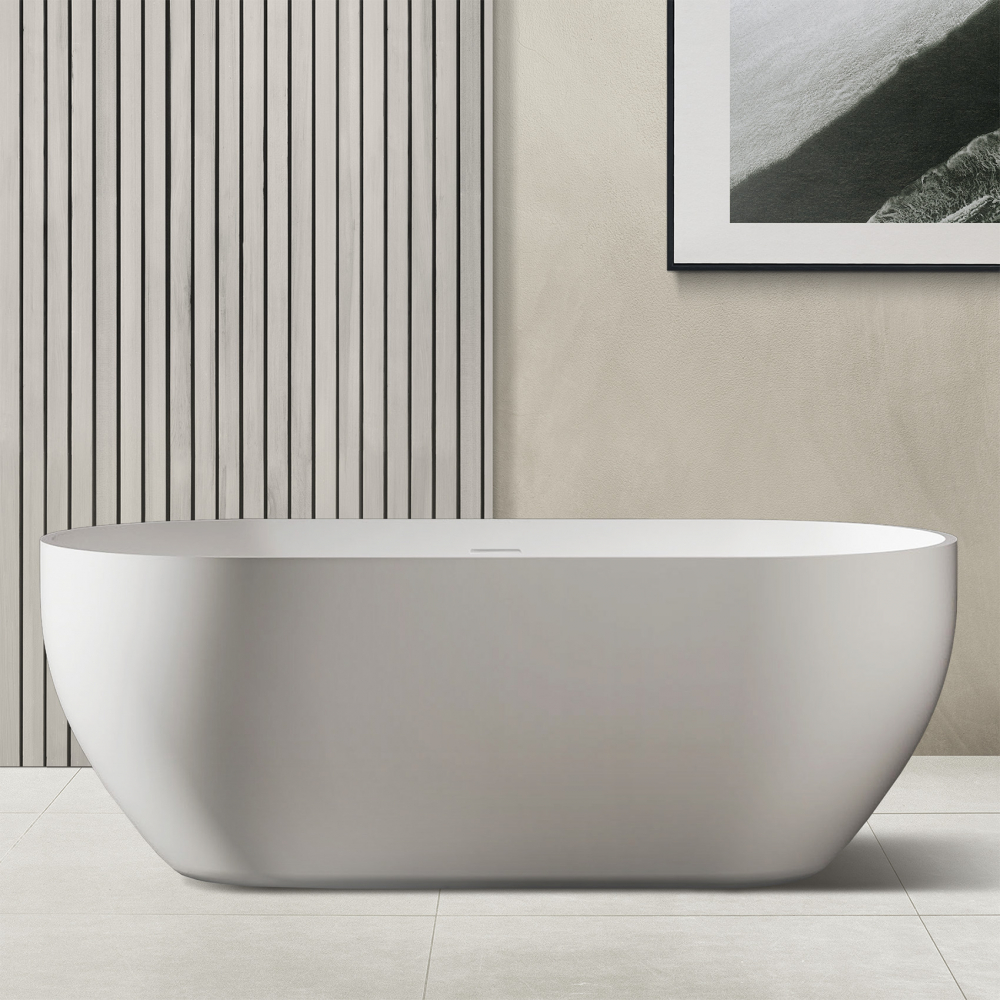 Ванна из искусственного камня Abber Stein 170х75 белый матовый AS9613-1.7 - 5