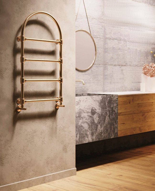 Водяной полотенцесушитель Terminus Версаль П4 500x930 Бронза 4620768885020 - 1