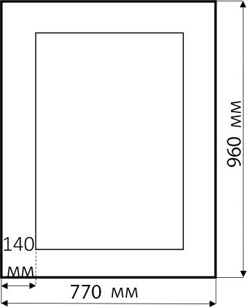 Зеркало Misty Аврора R.1076.PA.ZF col Л-Авр-08077-112ПрБ - 2