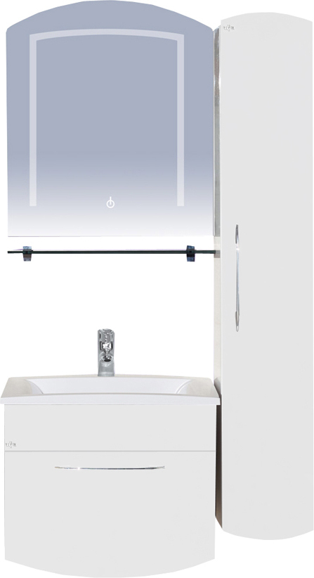 Шкаф-пенал Misty Корсика 30 белый жасмин R Л-Кор05030-01ПоП - 2