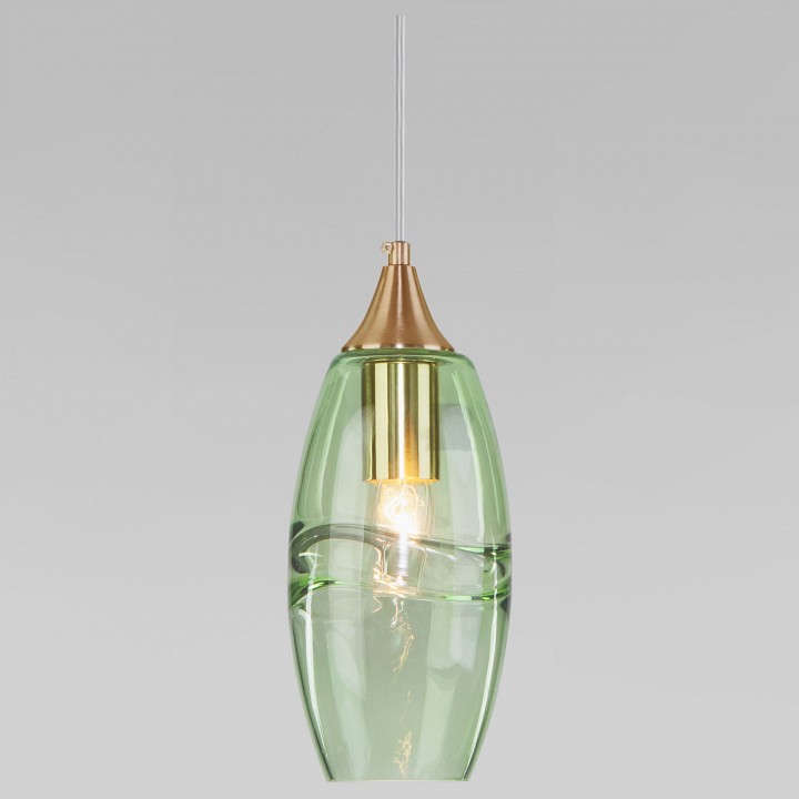 Подвесной светильник Eurosvet Lotus 50222/1 зеленый - 0