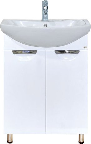 Тумба для комплекта Misty Лаванда 50 белая эмаль, прямая Э-Лав01050-011Пр - 0