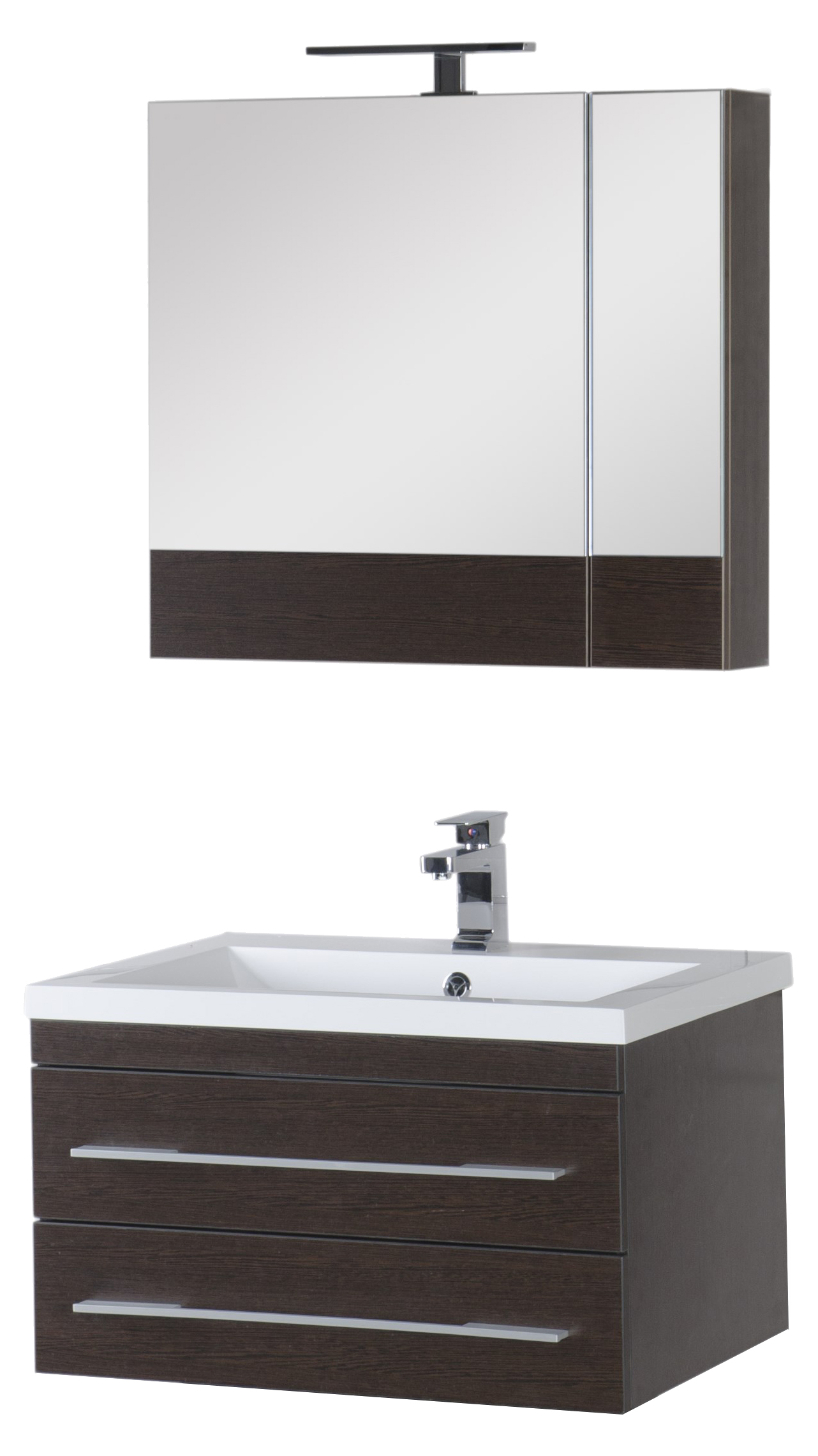 Зеркало-шкаф Aquanet Нота 75 камерино венге 00159109 - 10