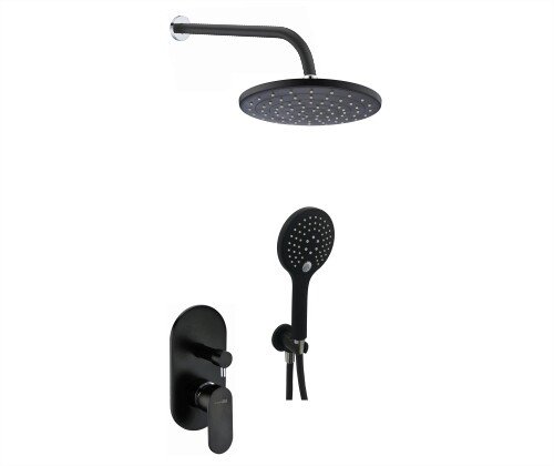 A16777 Встраиваемый комплект для душа с верхней душевой насадкой и лейкой - 0