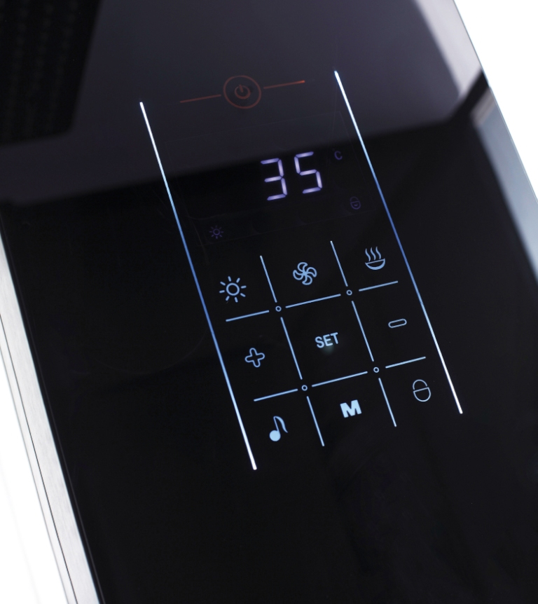 Душевая кабина Orans SR-89101RS черная, с баней 89101RB - 2