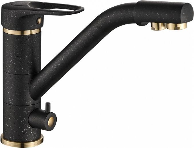 Смеситель Steel Hammer SH 321 BLACK BR для кухонной мойки - 0