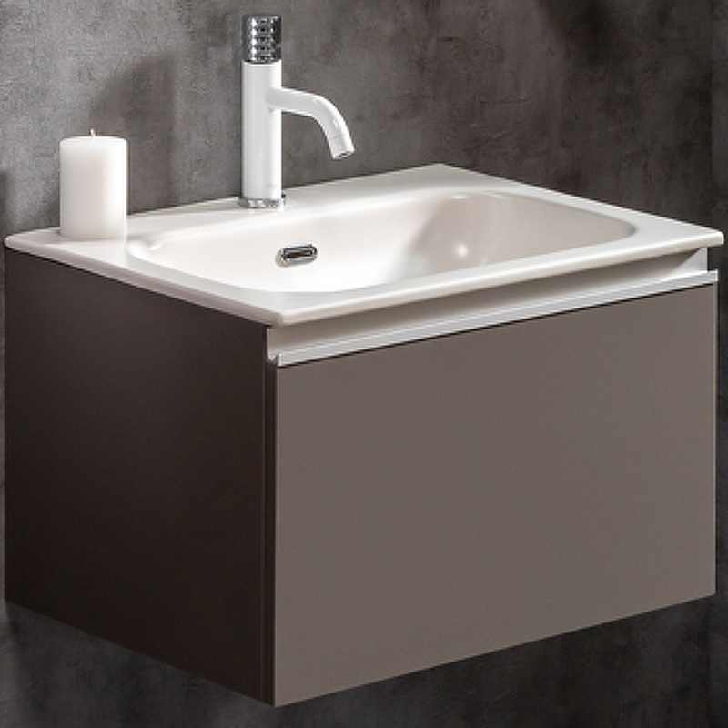 Тумба под раковину Armadi Art Vallessi 60 черный глянец 837-060-A glossy - 0