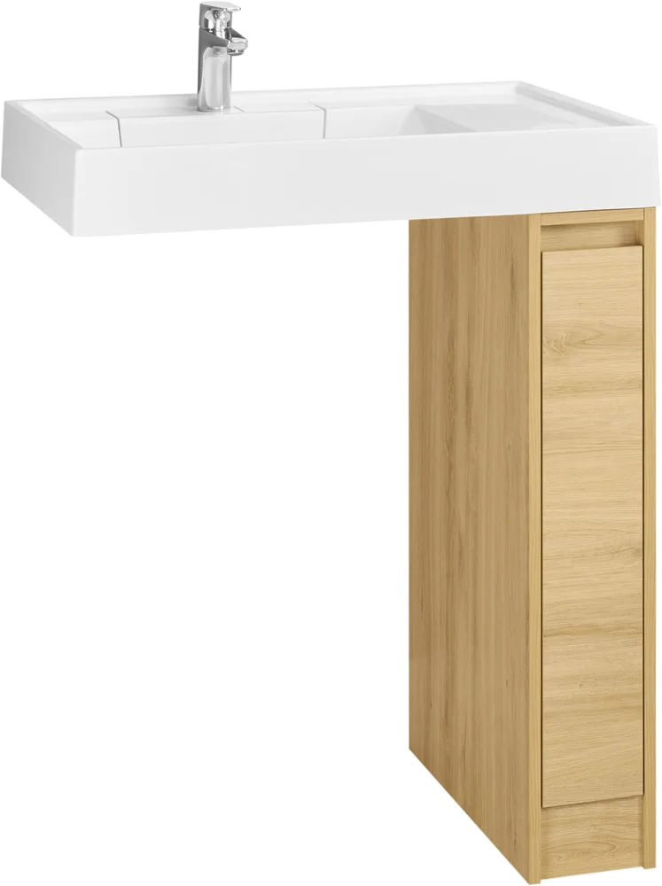 Комплект мебели Aquaton Лондри 20 светлое дерево - 4