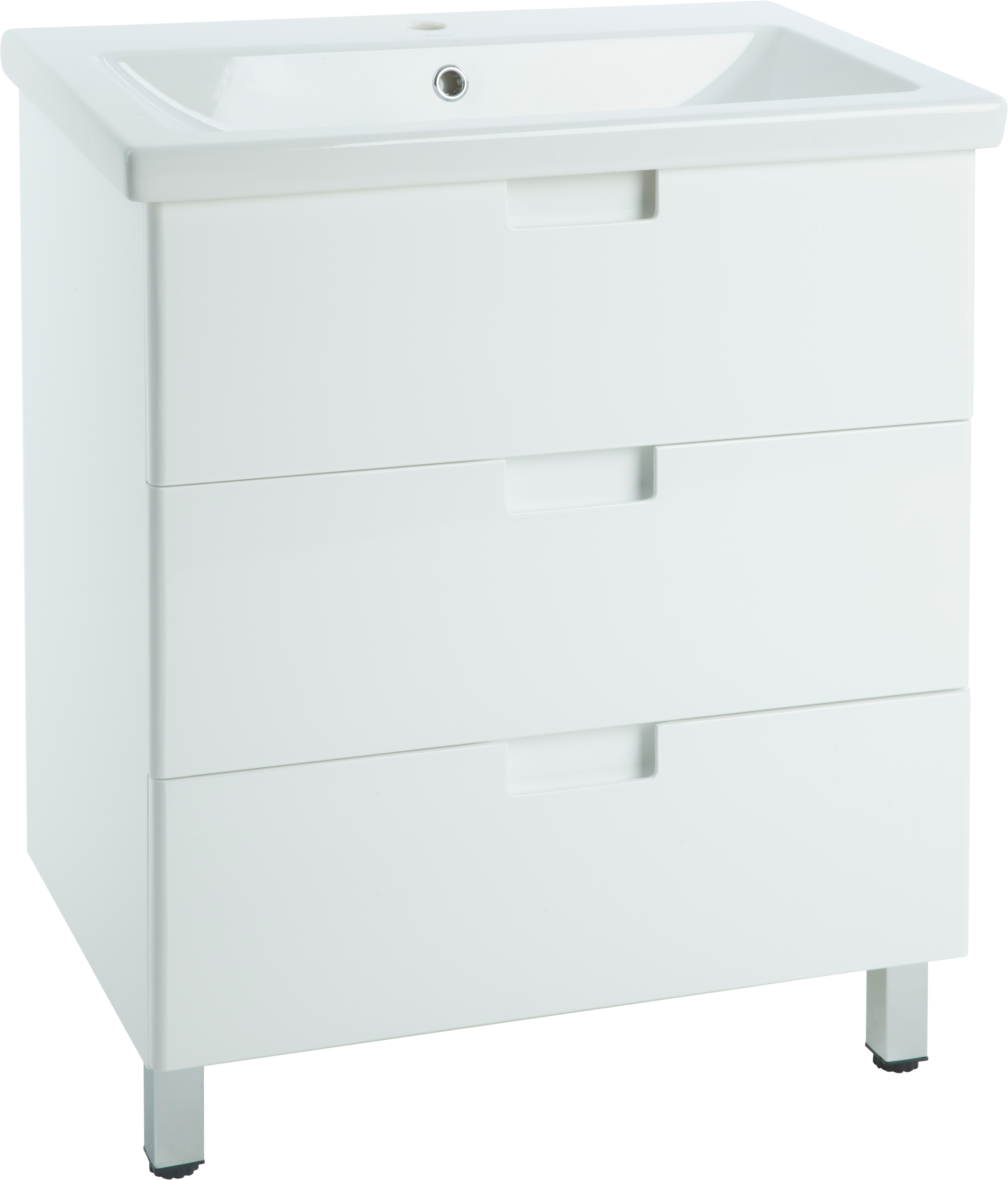 Тумба для комплекта Bellezza Пегас 60 напольная, белая 4630409140012 - 0