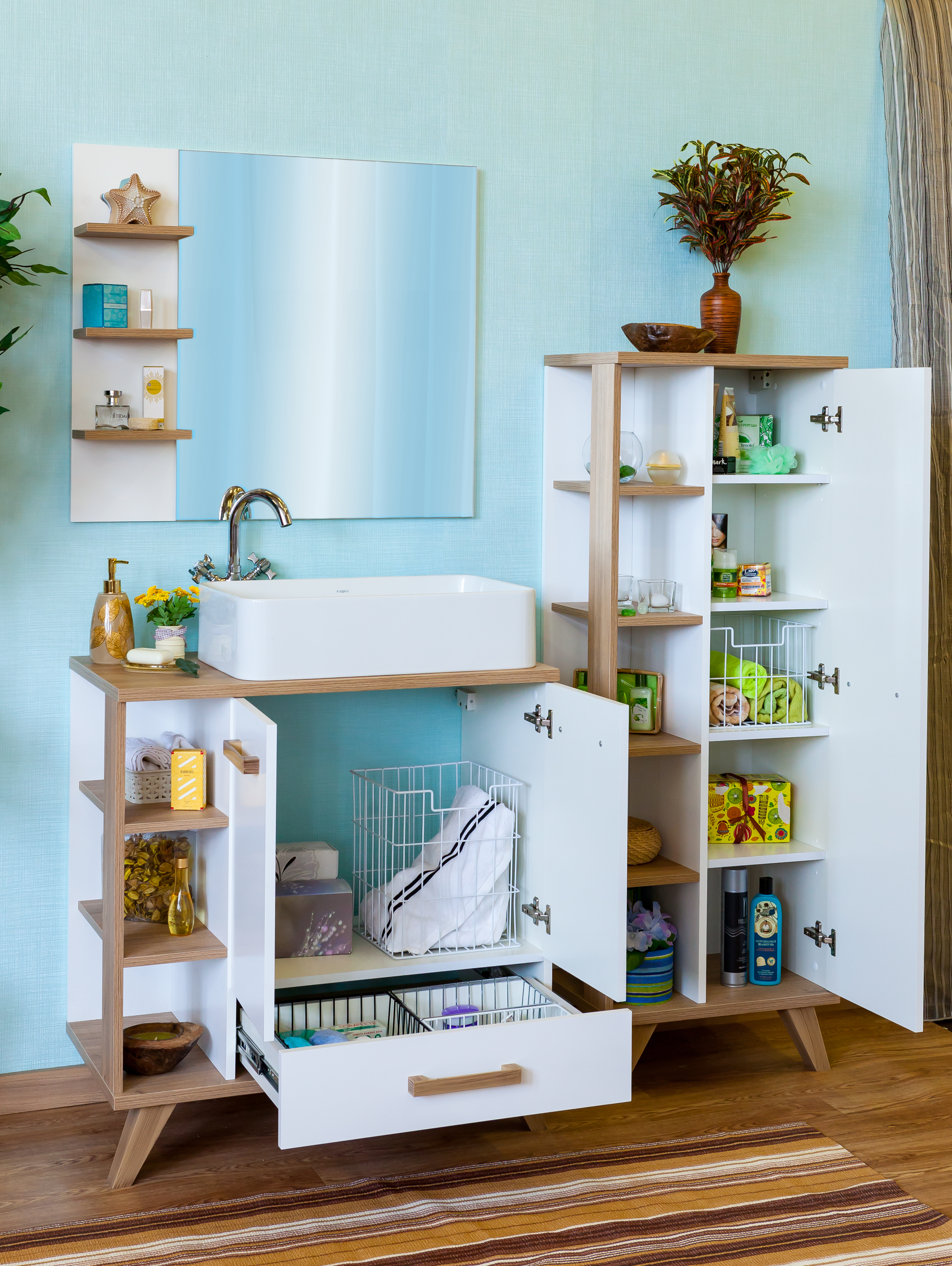 Шкаф-пенал Sanflor Ингрид R С000005877 - 2