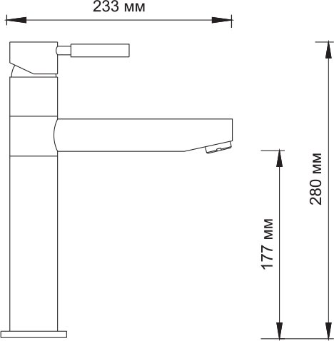 Смеситель Wasserkraft A8137 для кухонной мойки, светлая бронза - 4