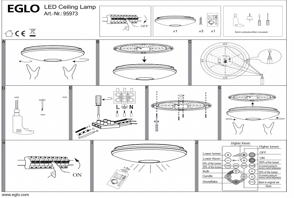 Накладной светильник Eglo ПРОМО Voltago 2 95973 - 1