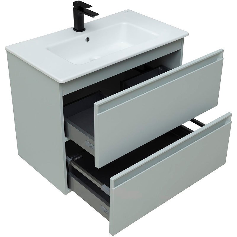 Тумба под раковину Allen Brau Eclipse 80 светло - зеленый матовый 1.E1002.PWM - 4