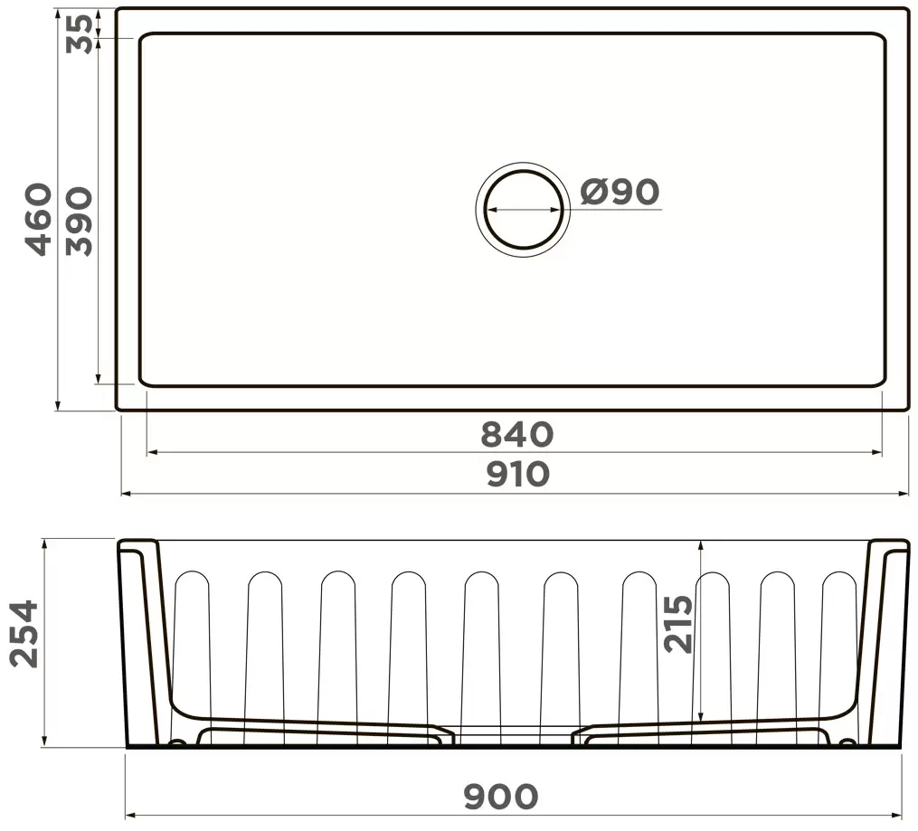 Мойка кухонная Omoikiri Mikura Natceramic/белый  4993260 - 1