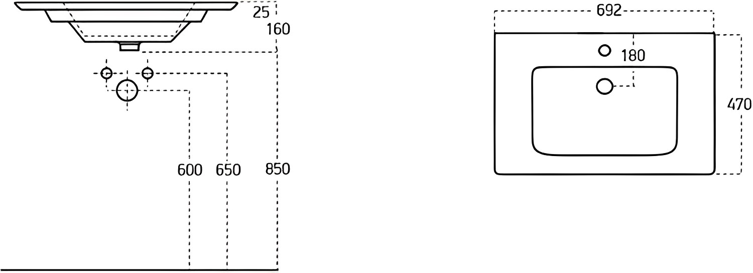 Раковина STWORKI 70 14070-KL - 4