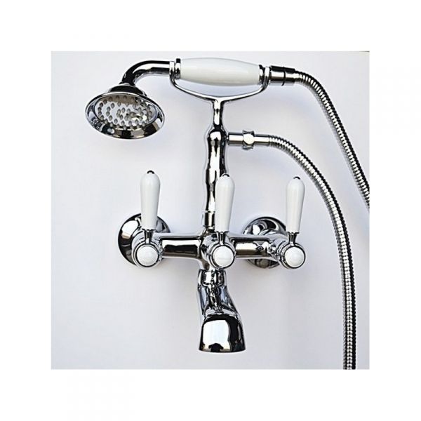 Смеситель для ванны Magliezza Bianco хром  50105-3-cr - 0