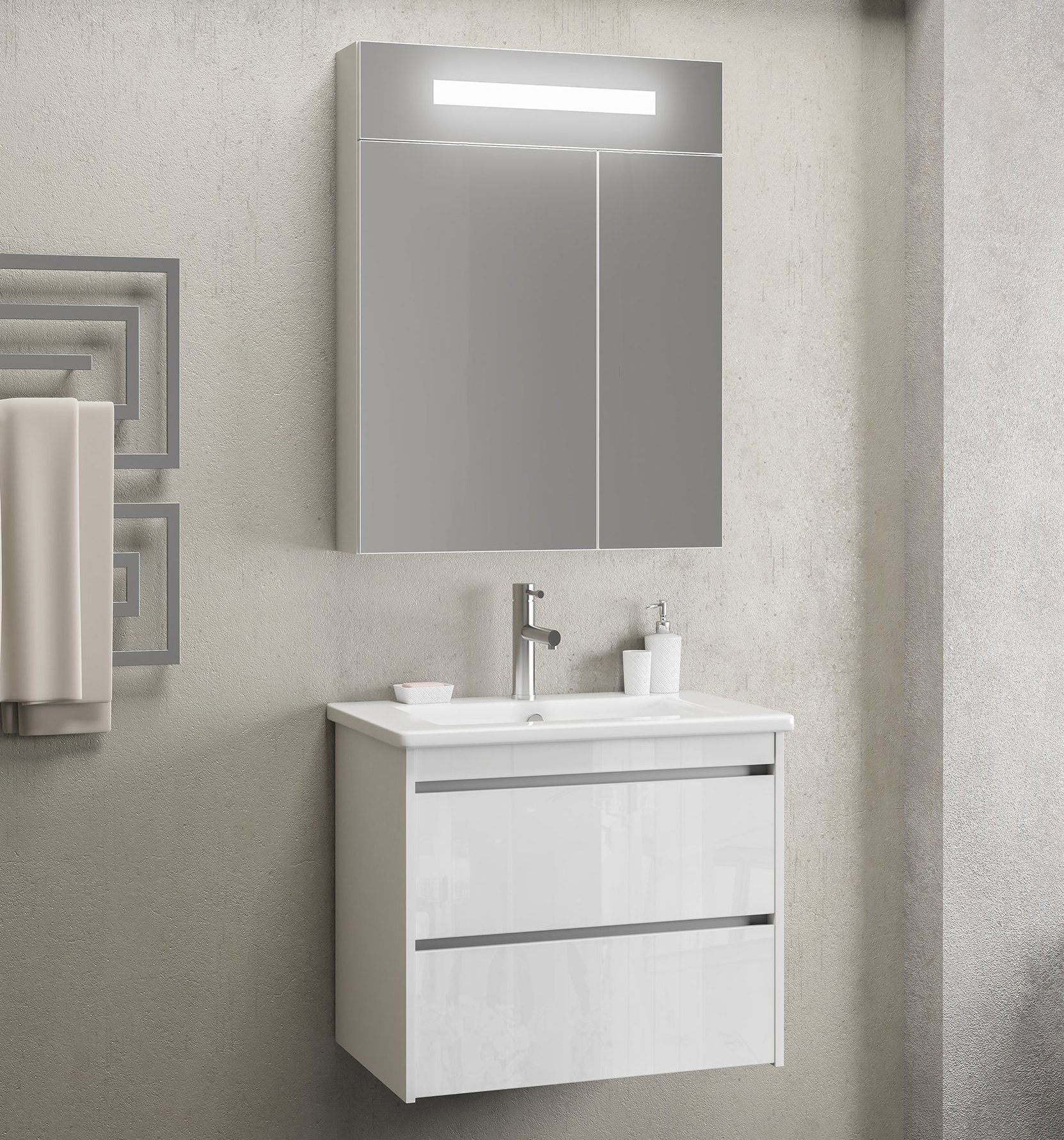 Зеркало-шкаф Opadiris Фреш 60 Z0000010395 - 3