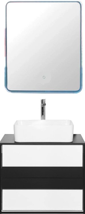 Зеркало-шкаф Style Line Каре 50 с подсветкой СС-00002302 - 1