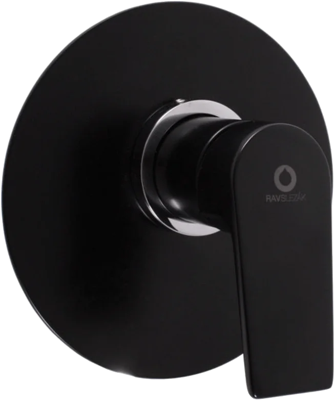 Смеситель для душа Rav Slezak Colorado черный матовый - хром CO183LCMATC - 0