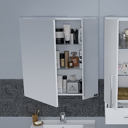 Зеркало-шкаф Санта Стандарт 57 см  113004 - 6