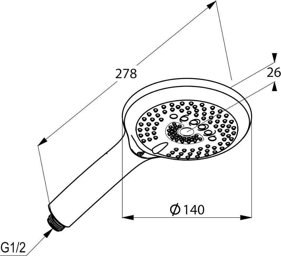 Душевая стойка Kludi Freshline dual shower system 6709005-00 - 9