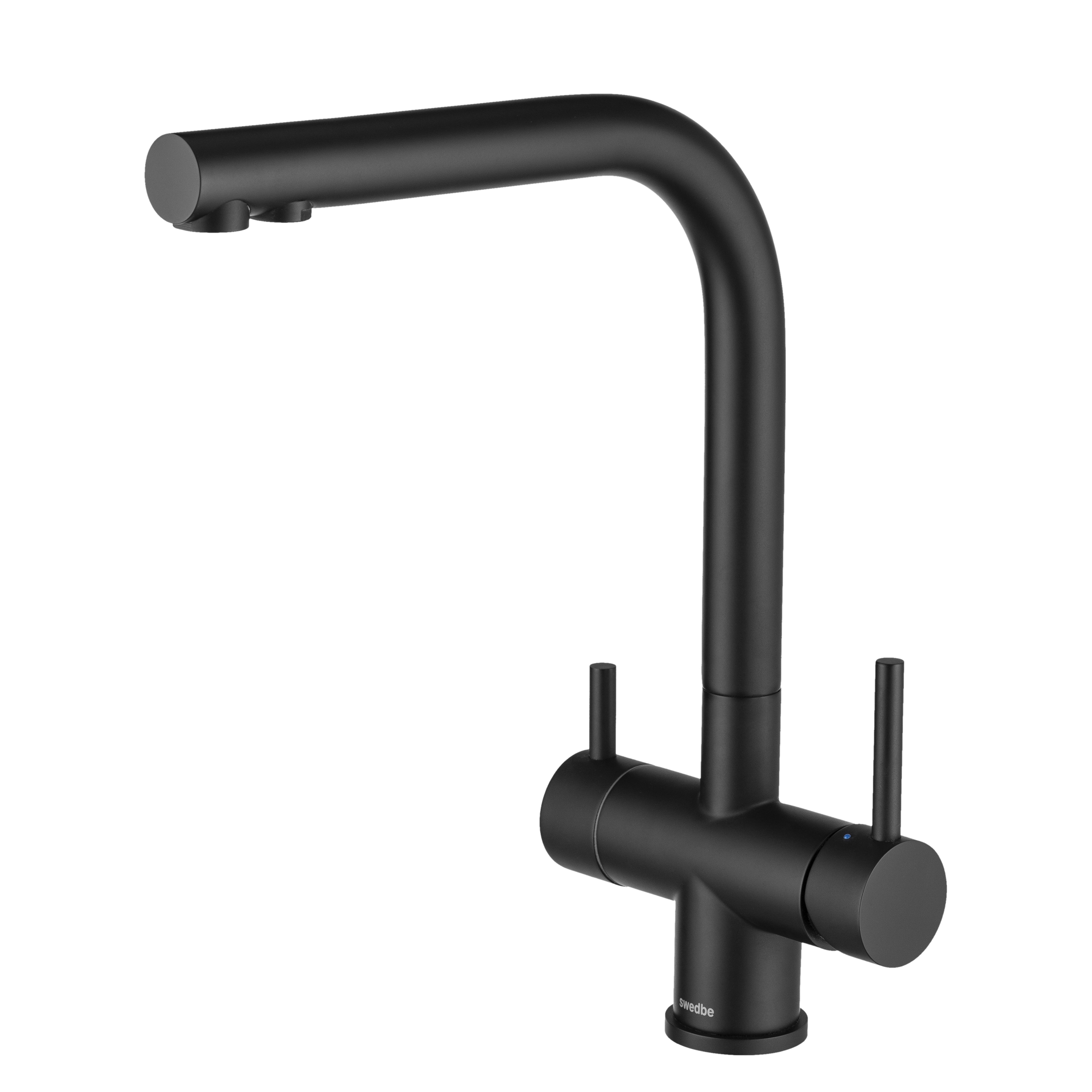 Смеситель для кухни Swedbe Selene Plus черный матовый  8144B - 0