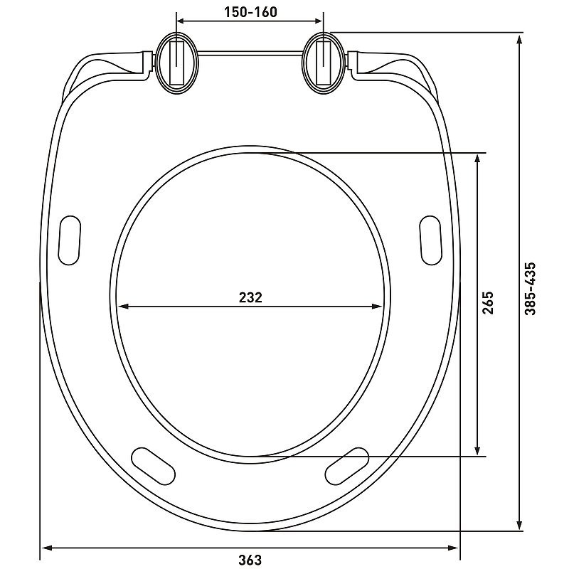 Сиденье для унитаза Berges Lux белое 020604 - 2